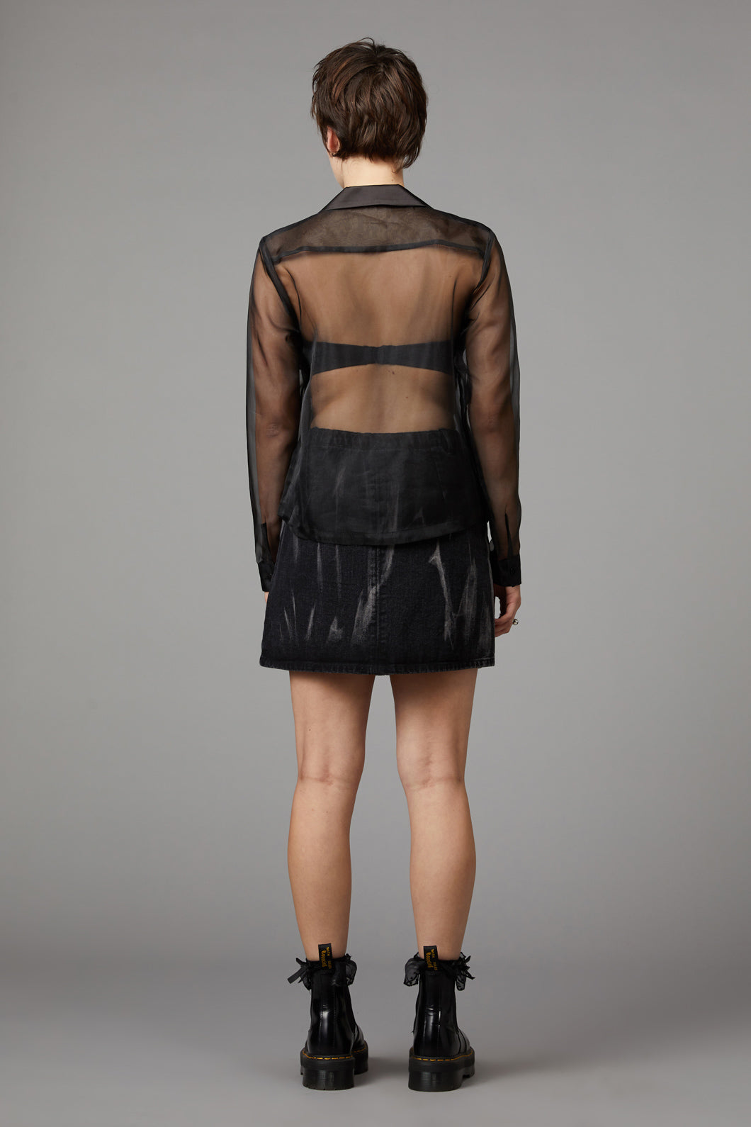 Black Friday - X-Ray Print Blouse - black