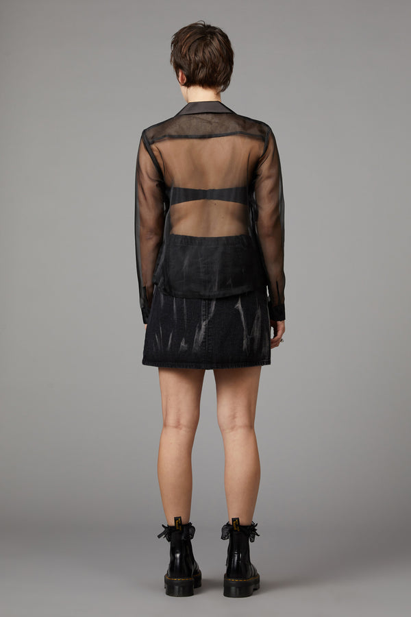 Black Friday - X-Ray Print Blouse - black