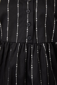 Black Friday - Funny Bone Pinafore - black