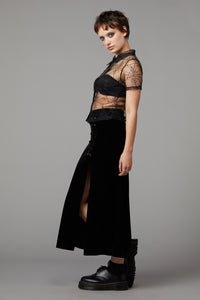 Black Friday - Interwebs Mesh Top - black