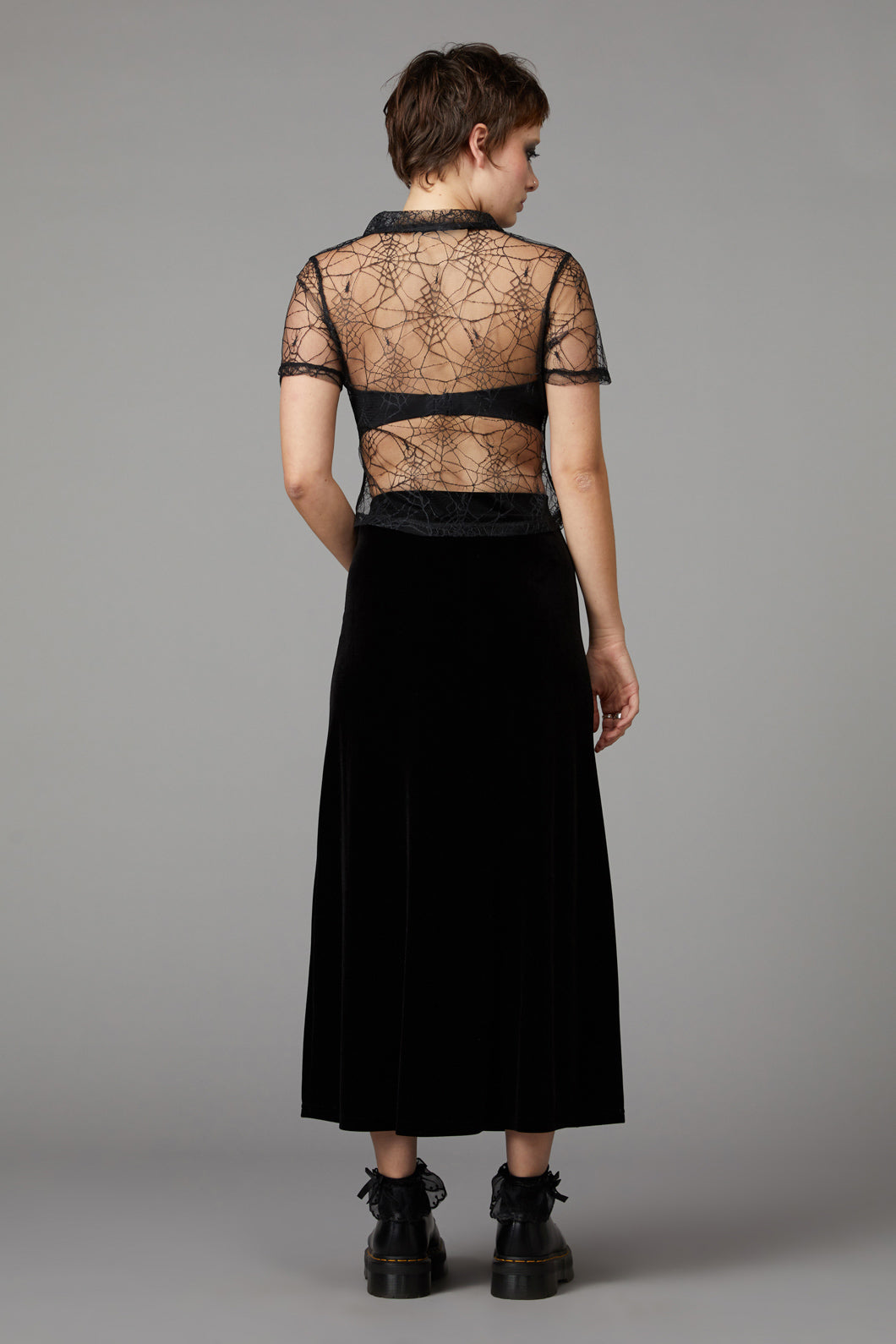 Black Friday - Interwebs Mesh Top - black