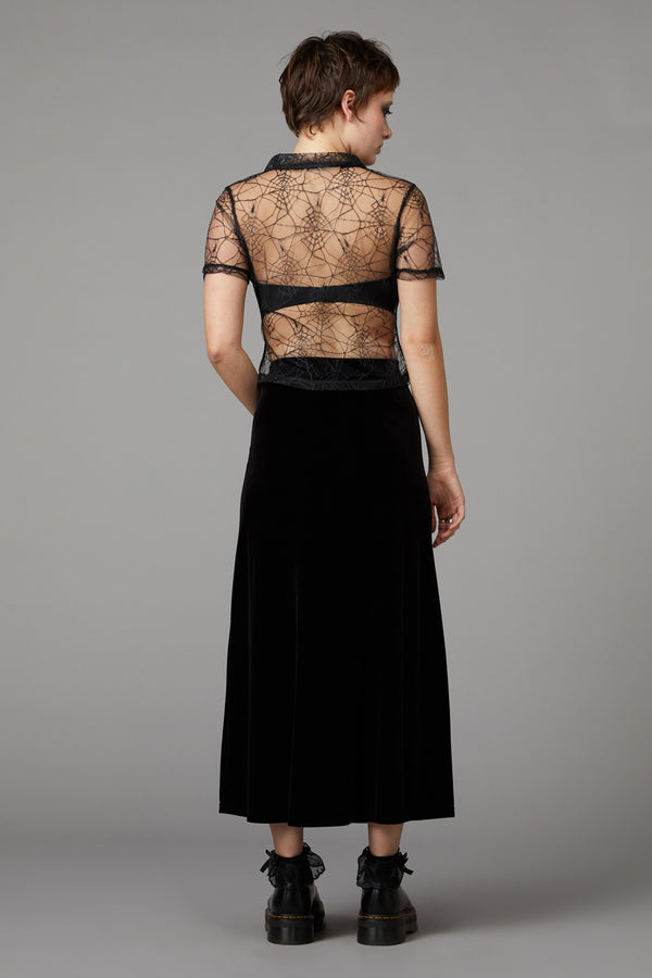 Black Friday - Interwebs Mesh Top - black
