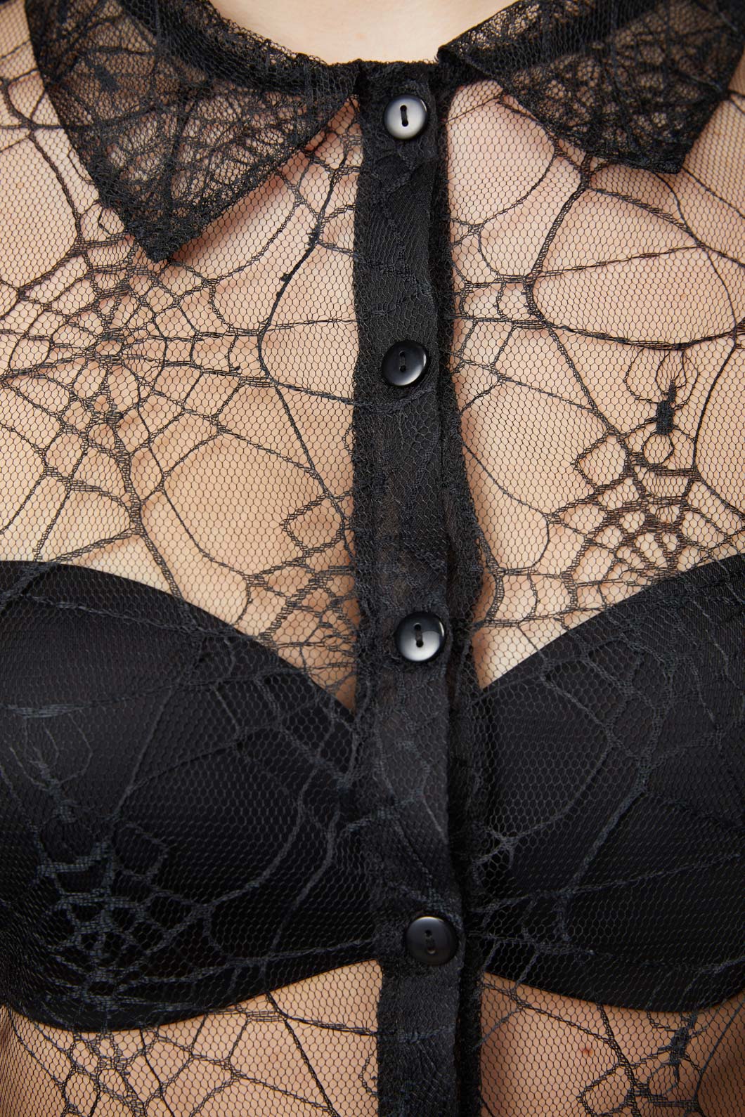 Black Friday - Interwebs Mesh Top - black