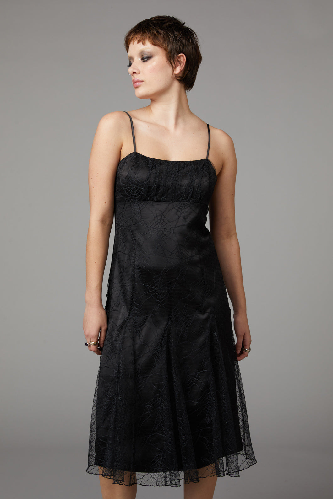 Black Friday - Interwebs Mesh Dress - black