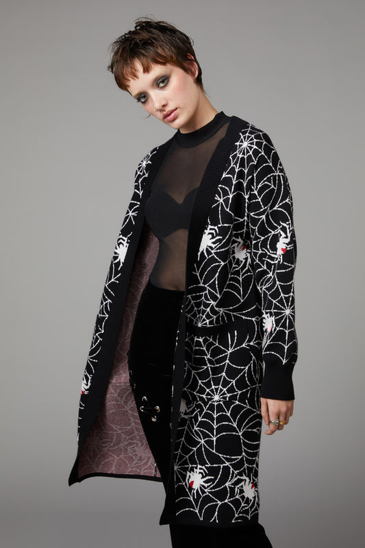 Black Friday - Arachnid Cardi - black