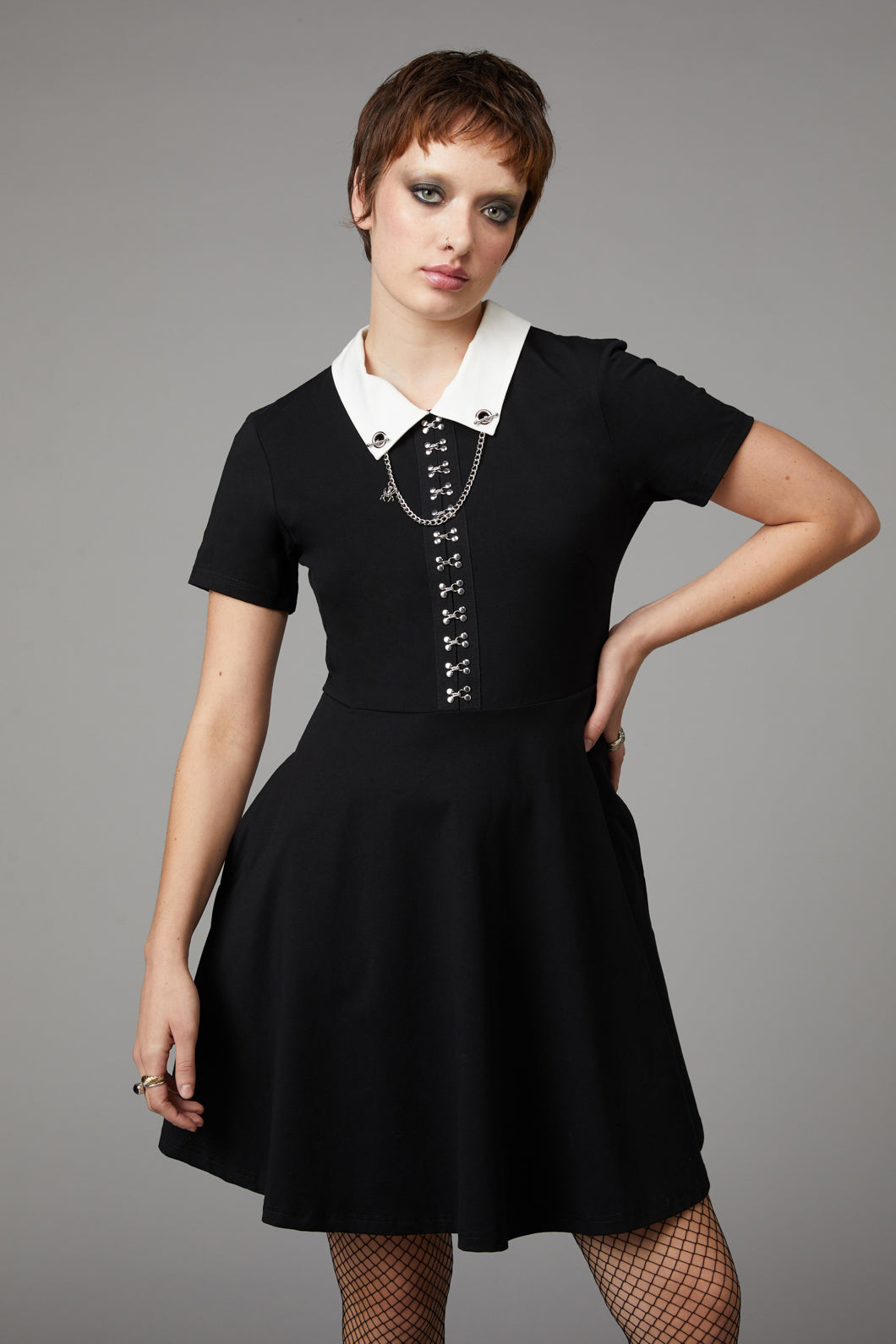 Woman Dress Free Shipping Ladies Mesh Gothic Black Dress Long