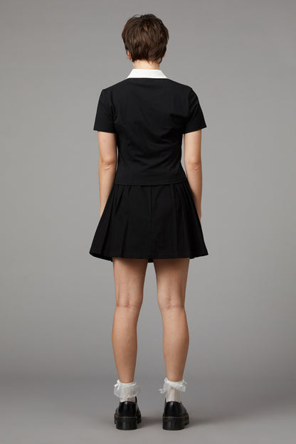 Black Friday - Strings Gothic Blouse - black
