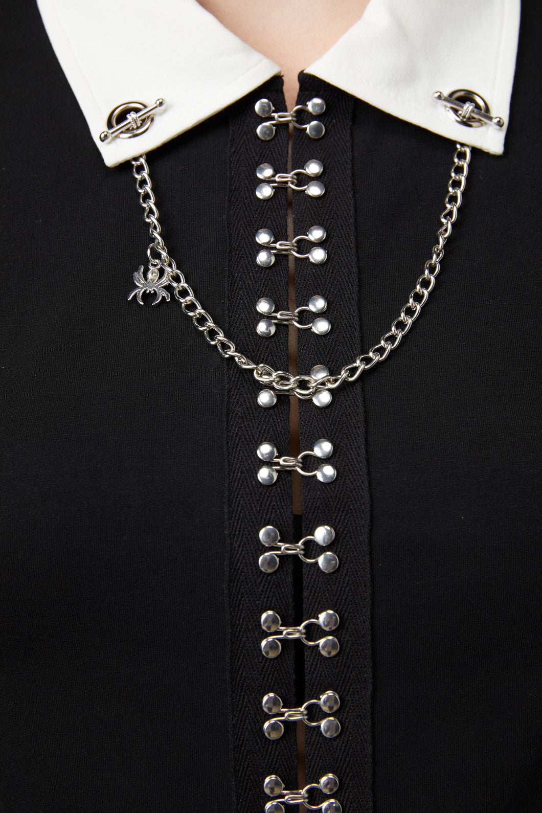 Black Friday - Strings Gothic Blouse - black