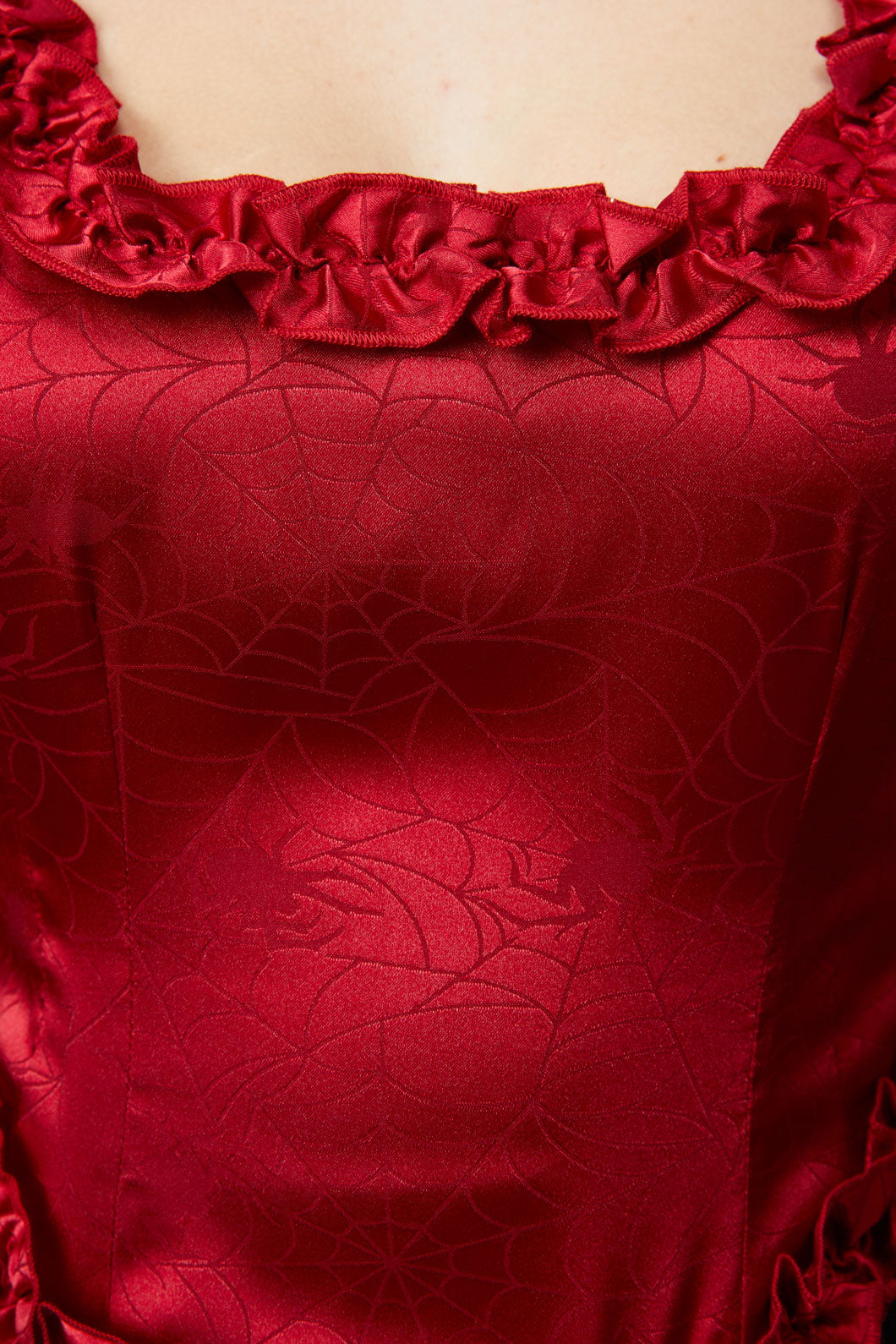 Black Friday - Nadja Gothic Corset Top - red