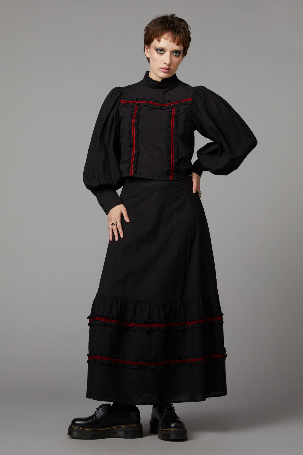 Black Friday - Nadja Gothic Blouse - black