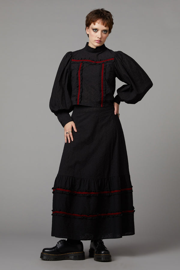 Black Friday - Nadja Gothic Blouse - black