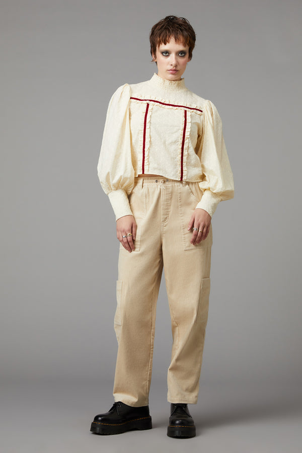 Black Friday - Nadja Gothic Blouse - cream