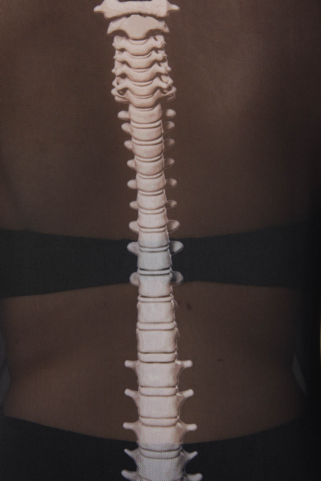 Black Friday - Spine Mesh Top - black
