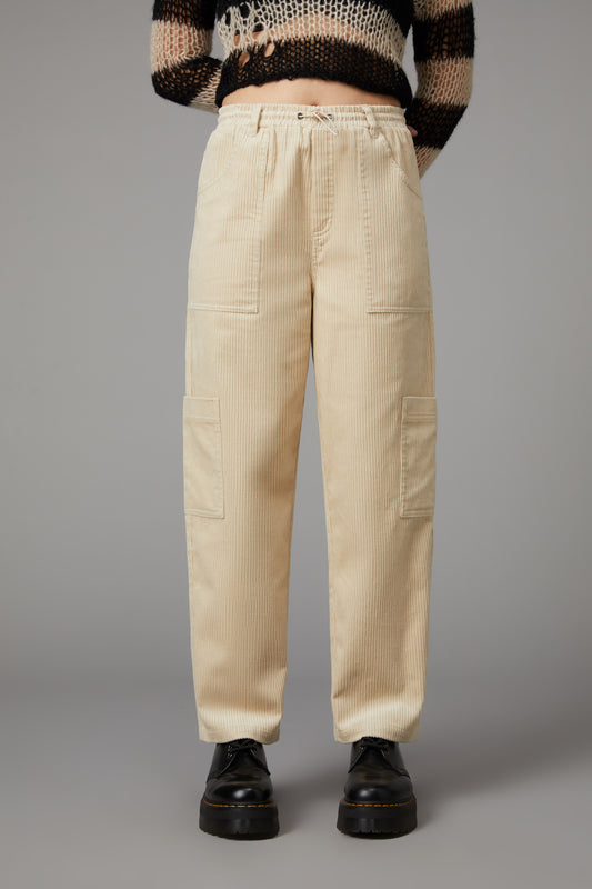 Black Friday - Skulduggery Cargo Pant - cream