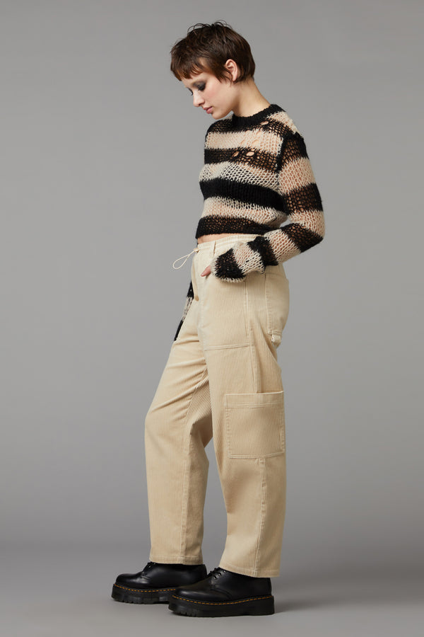 Black Friday - Skulduggery Cargo Pant - cream