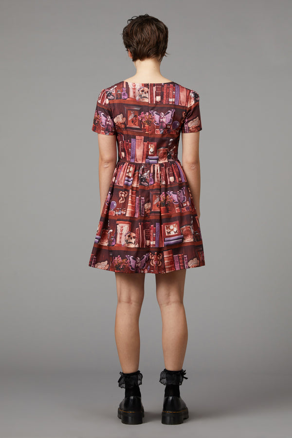 Black Friday - Bookish Print Dress - multi