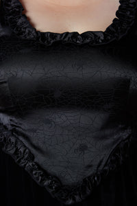 Black Friday - Curve Nadja Gothic Corset Top - black