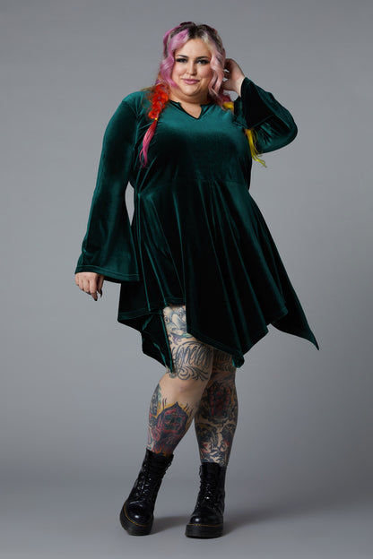 Black Friday - Curve Sallie Dress - emerald