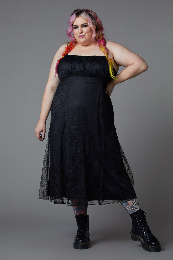 Curve Interwebs Mesh Dress – Dangerfield