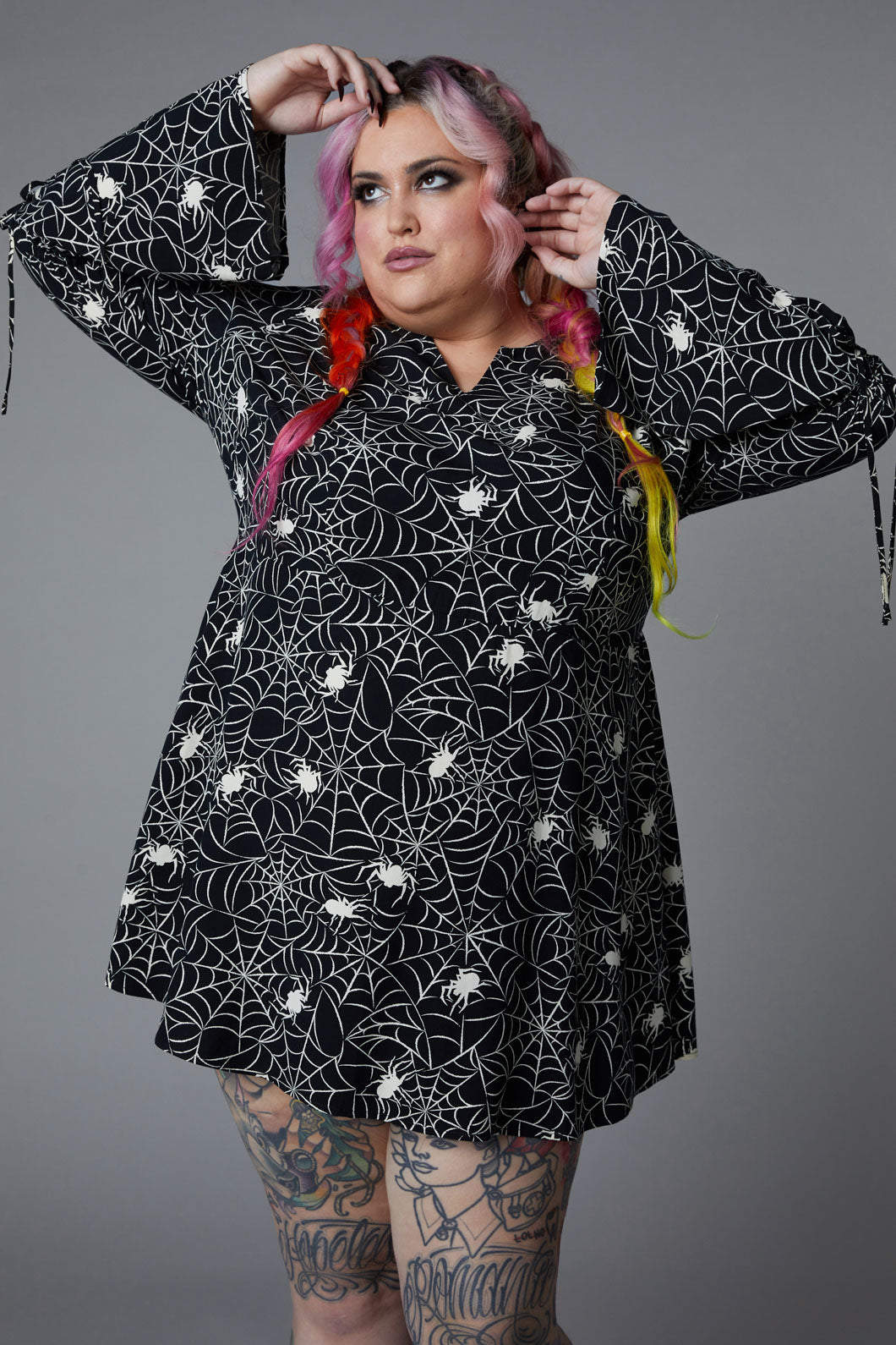 Black Friday - Curve Arachnid Dress - black
