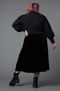 Black Friday - Curve Nadja Gothic Blouse - black