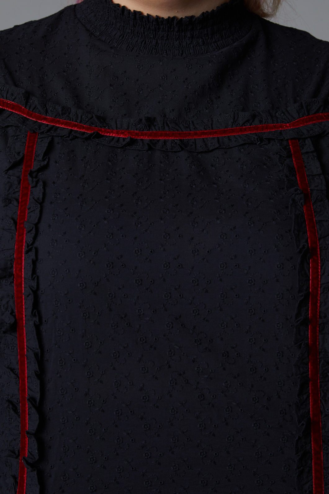 Black Friday - Curve Nadja Gothic Blouse - black