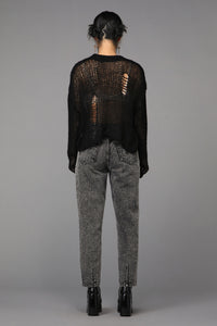 Black Friday - Distressy Cardigan - black