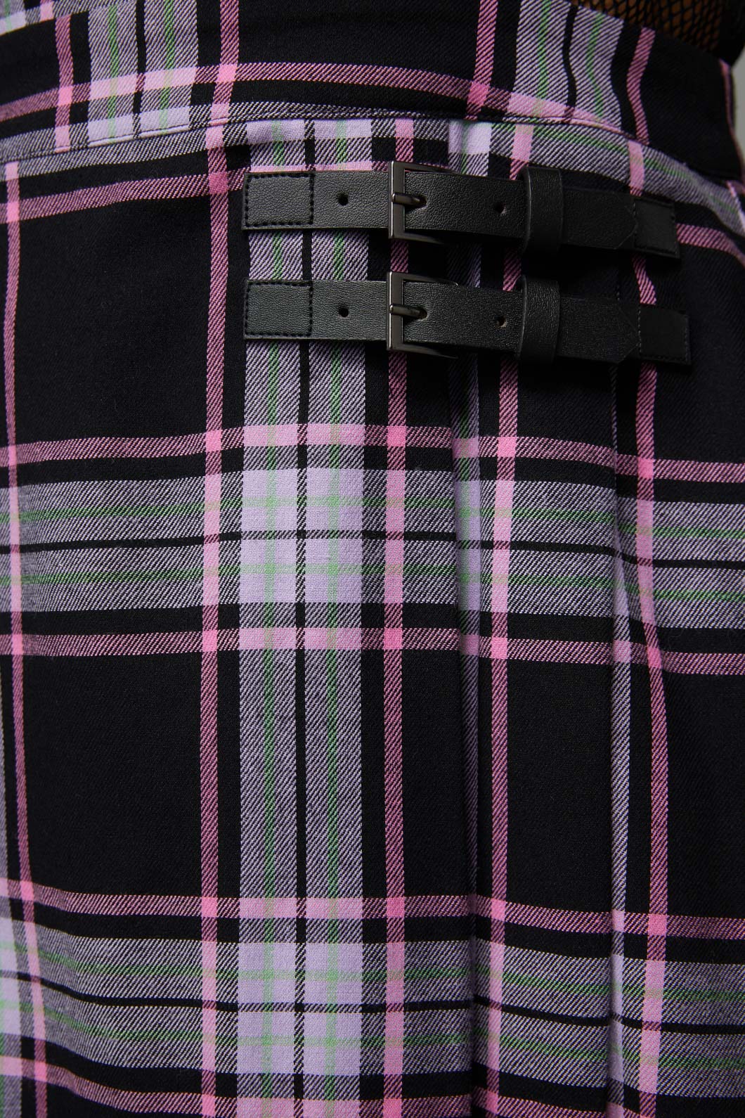 Black Friday - Myrtle Tartan Pinafore - purple