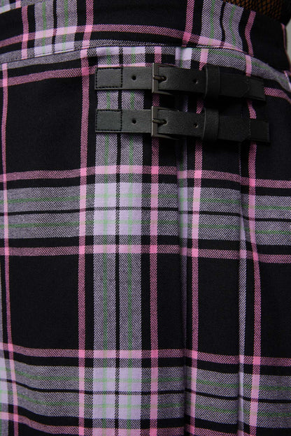 Black Friday - Myrtle Tartan Pinafore - purple