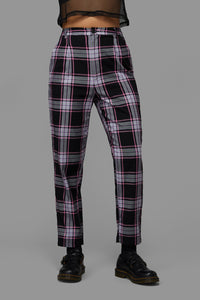 Black Friday - Myrtle Tartan Pant - purple