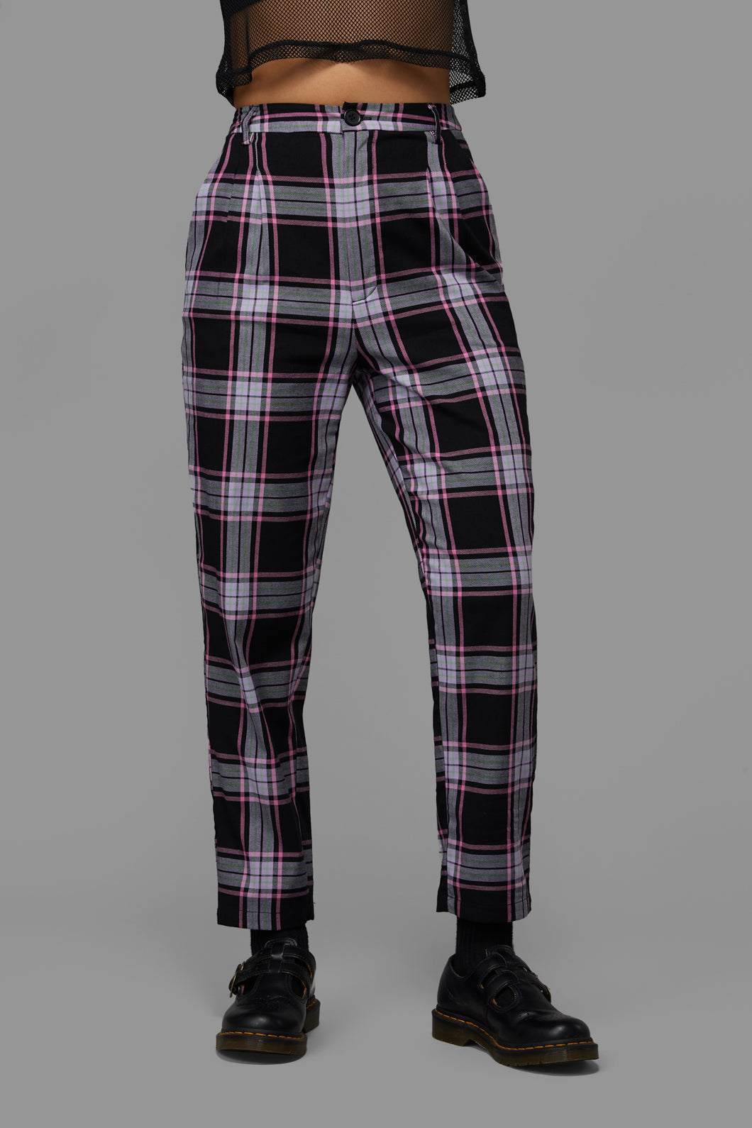 Black Friday - Myrtle Tartan Pant - purple
