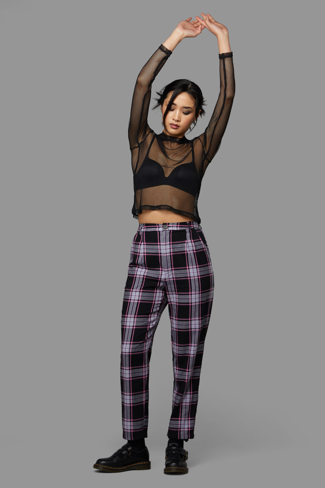 Black Friday - Myrtle Tartan Pant - purple