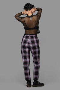 Black Friday - Myrtle Tartan Pant - purple