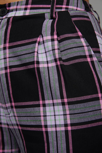 Black Friday - Myrtle Tartan Pant - purple