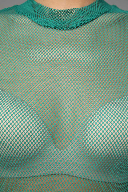 Black Friday - Toxin Mesh Top - green