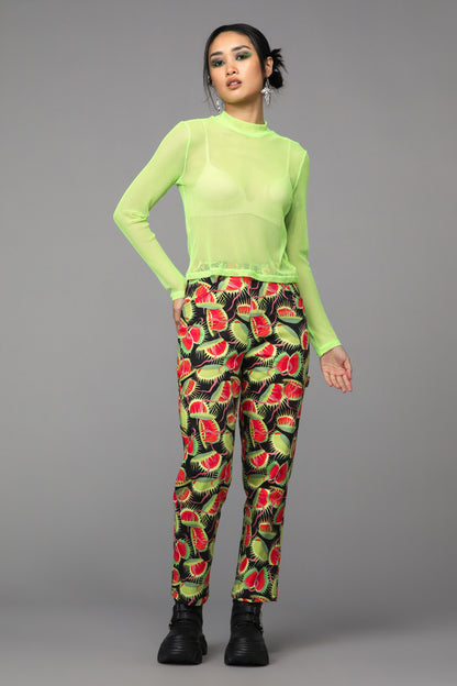 Black Friday - Toxin Mesh Top - lime