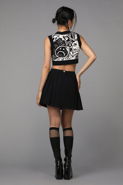 Black Friday - Back Alley Knit Vest - black