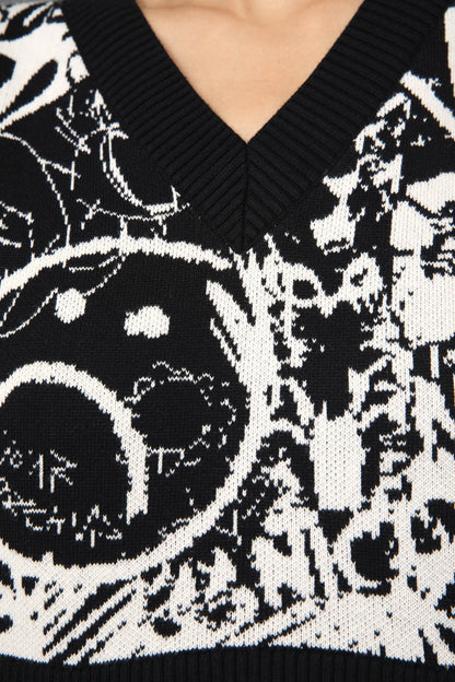 Black Friday - Back Alley Knit Vest - black
