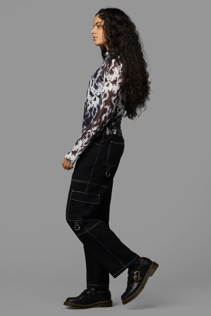 Black Friday - Up In Flames Top - black