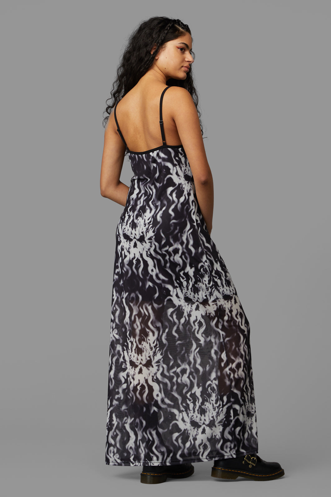 Black Friday - Up In Flames Dress - black