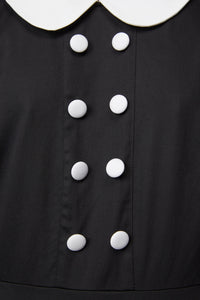 Black Friday - Sourpuss Dress - black-white