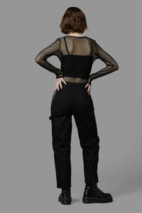 Black Friday - Dead Inside Mesh Top - black