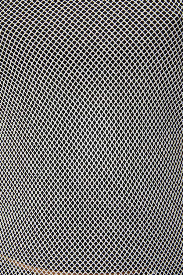 Black Friday - Dead Inside Mesh Top - white