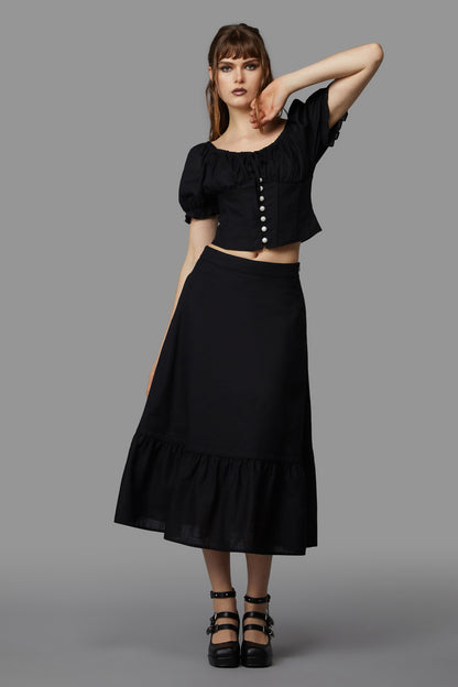 Black Friday - Swan Blouse - black