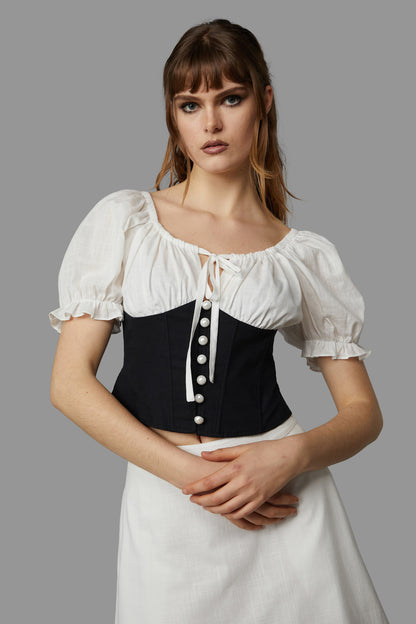 Black Friday - Swan Blouse - white