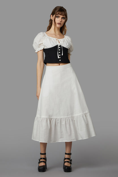 Black Friday - Swan Blouse - white
