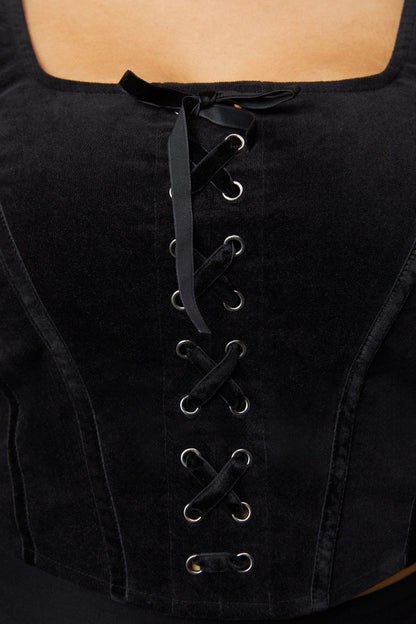 Black Friday - Sabrina Corset - black