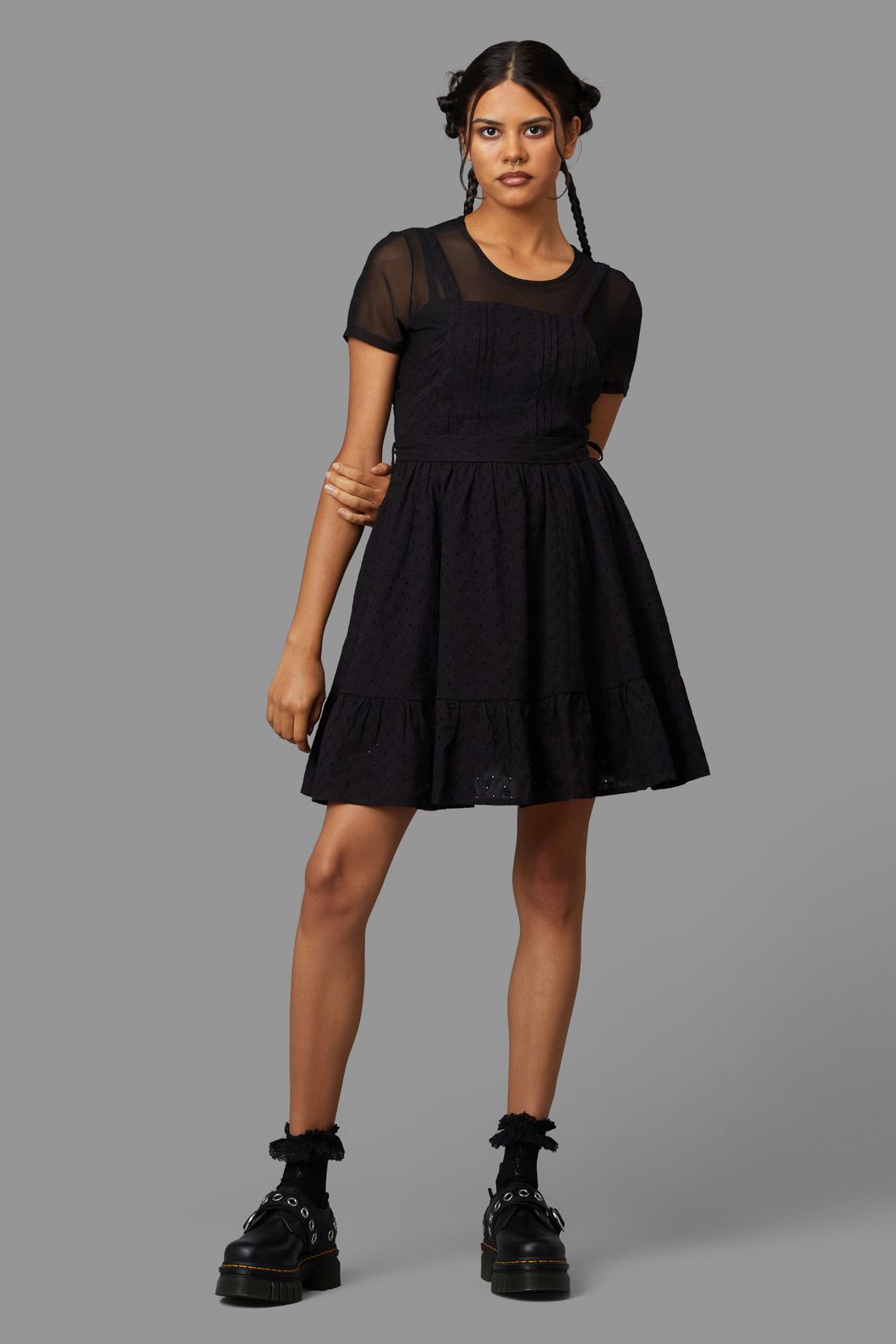 Black Friday - Jenna Pinafore - black