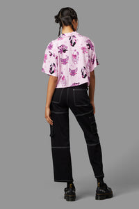 Black Friday - Stay Creepy Blouse - pink