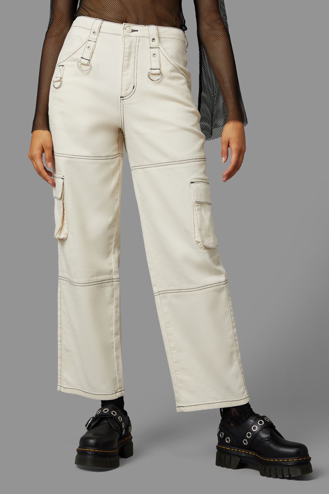 Black Friday - Creep Cargo Pant - cream